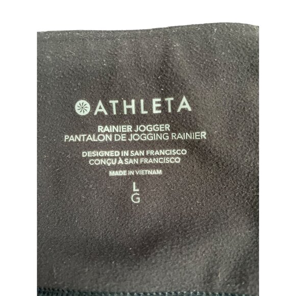 Athleta Rainier Jogger Women's Large Black Athleisure Gorpcore Hiking Neutral - Picture 5 of 7